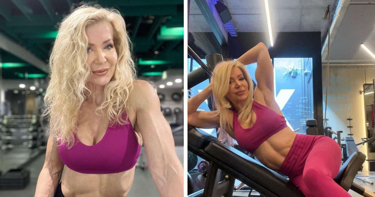 t10 3.png?resize=1200,630 - EXCLUSIVE: 64-Year-Old 'Fit Gran' Drives Young Men WILD While Displaying HOT Abs And Blonde Curls