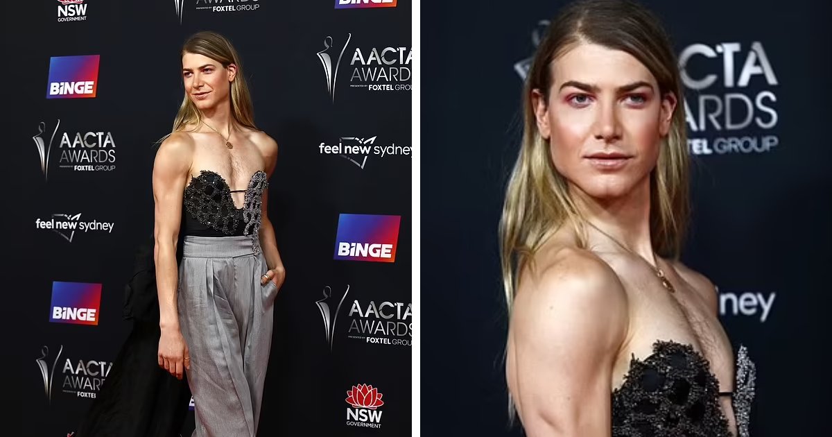 t3 22.png?fit=1024%2C538&ssl=1&strip=all - EXCLUISIVE: Christian Wilkins Shows Off His VERY Muscular Back In A Crystal Corset & Cape During Awards Night