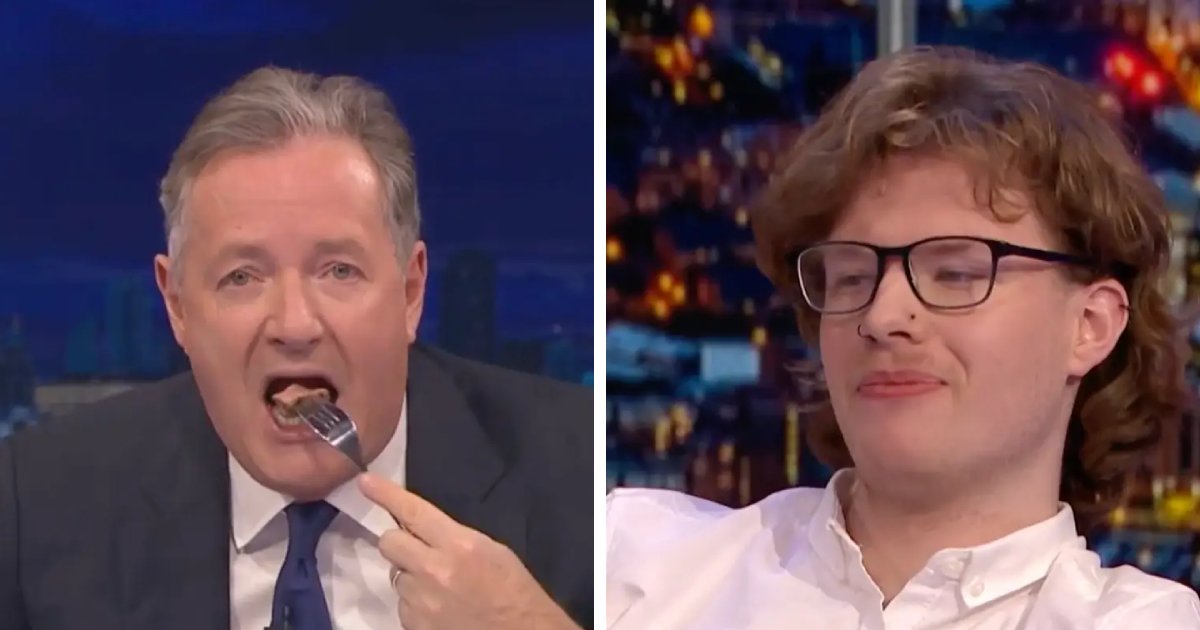 t6 14.png?resize=412,275 - EXCLUSIVE: Piers Morgan BASHED Online For Eating Steak In Front Of 'Vegan' Activist To Prove His Point