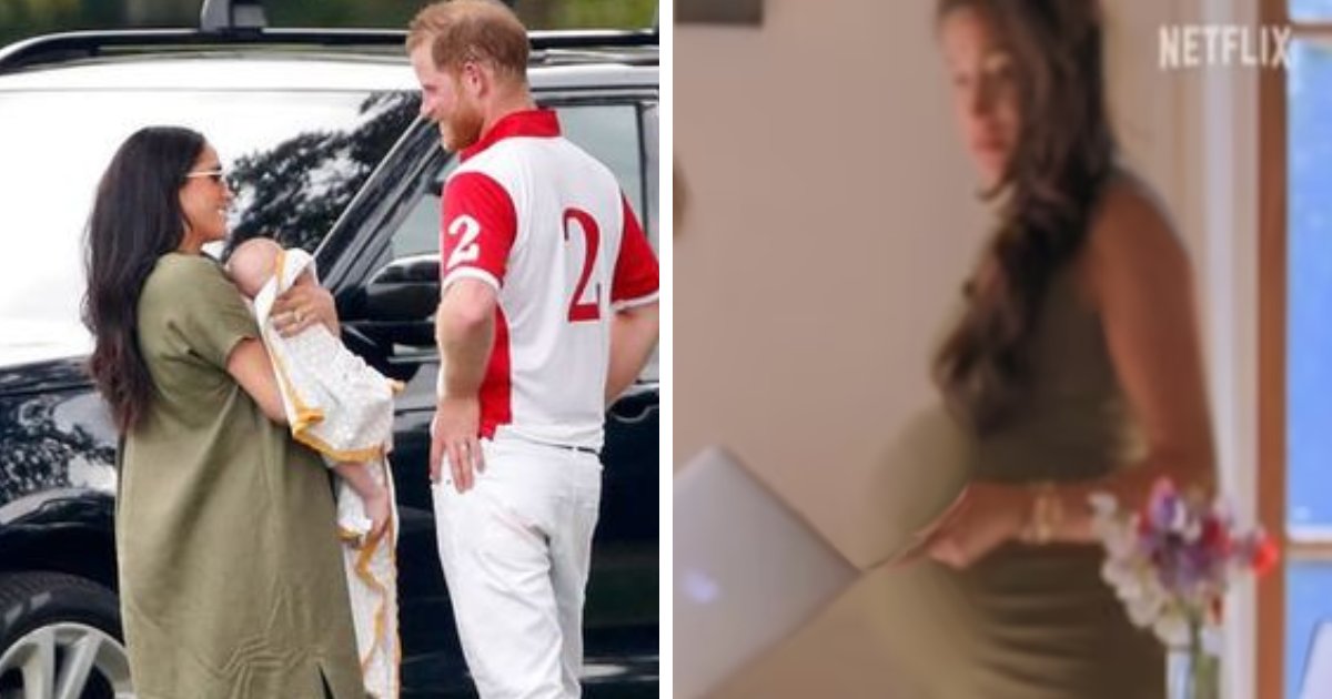 t7 13.png?resize=1200,630 - BREAKING: Meghan Markle Witnessed 'Heavily Pregnant' At Her $14 Million Home As Couple Share More Unseen Moments In New Trailer