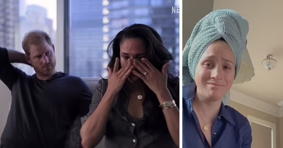 t7 15.png?resize=412,275 - EXCLUSIVE: 'Bare-Faced' & Towel Clad Meghan Markle Is Featured Breaking Down In TEARS Within New Bombshell Documentary