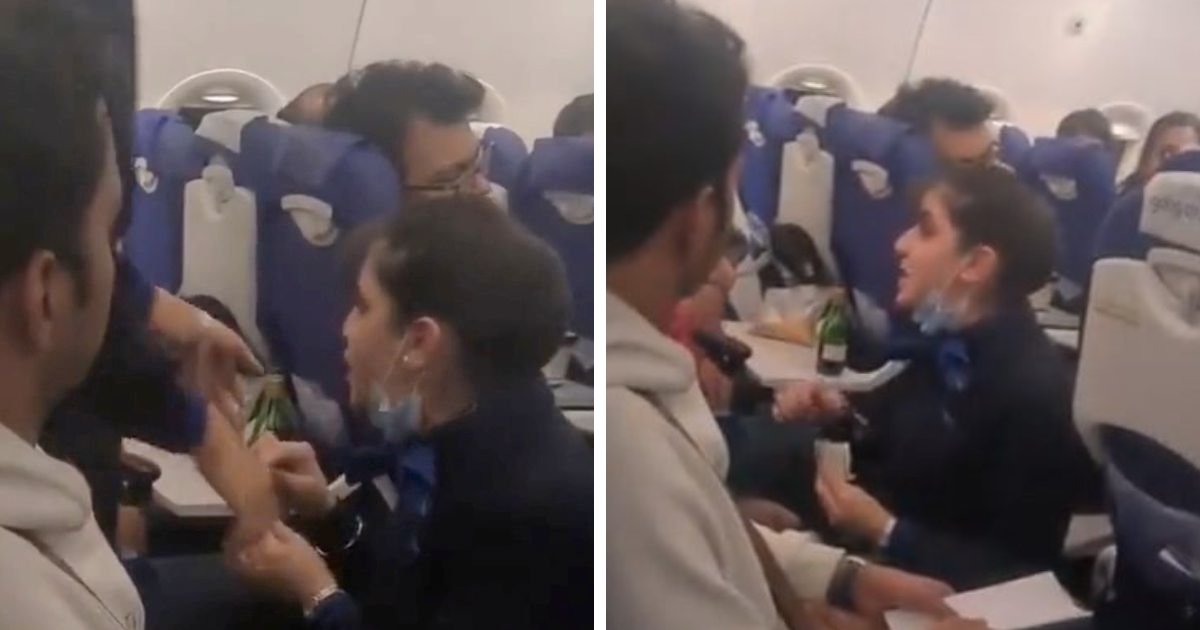 t8 7.png?resize=1200,630 - BREAKING: Flight Attendant Tells Passenger To SHUT UP After He Made Her Colleague Cry