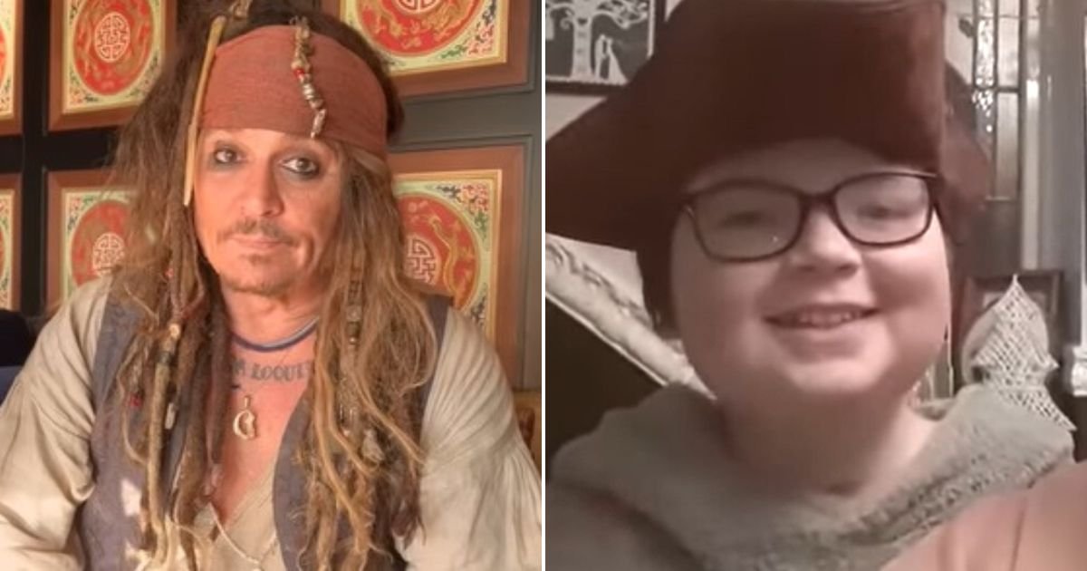 untitled design 82.jpg?resize=412,275 - Johnny Depp Transforms Into Captain Jack Sparrow To Surprise Terminally-Ill Boy