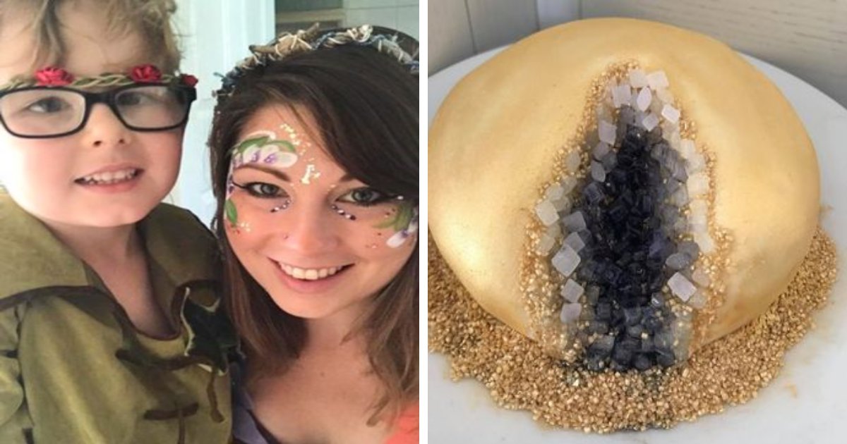 27 2.png?resize=1200,630 - EXCLUSIVE: Mother Blasted For 'Accidentally' Making A Sparkly V*gina Cake For Her 6-Year-Old's Birthday