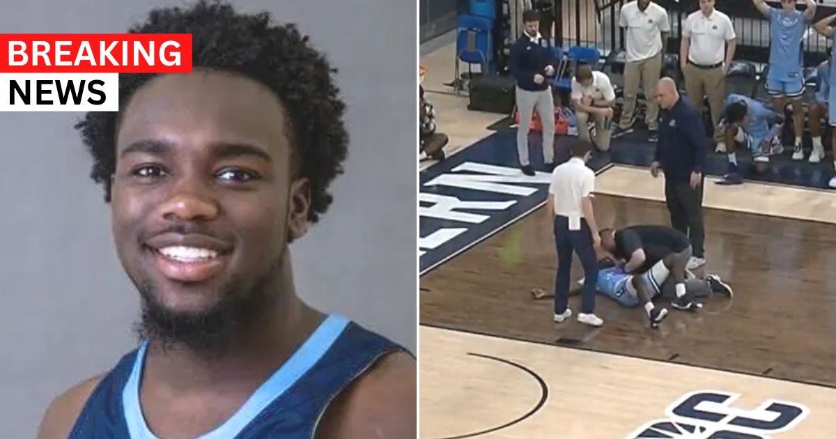 BREAKING: College Basketball Player Collapses In The Court During NCAA