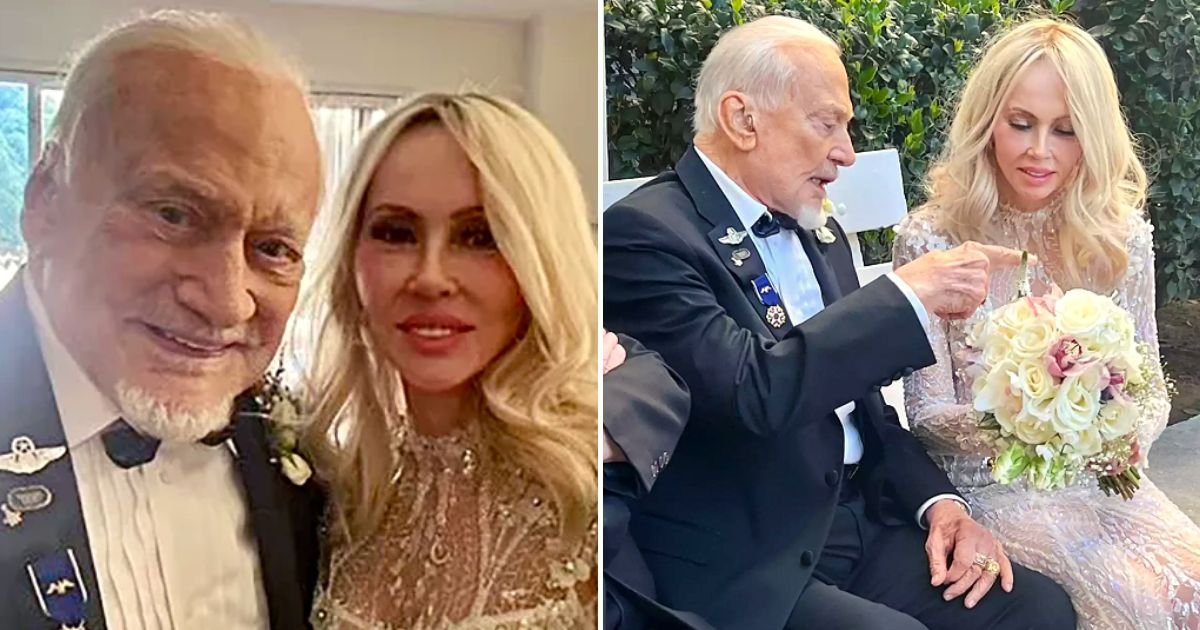 buzz4.jpg?resize=412,275 - JUST IN: Buzz Aldrin Gets MARRIED For The FOURTH Time As He Celebrates His 93rd Birthday