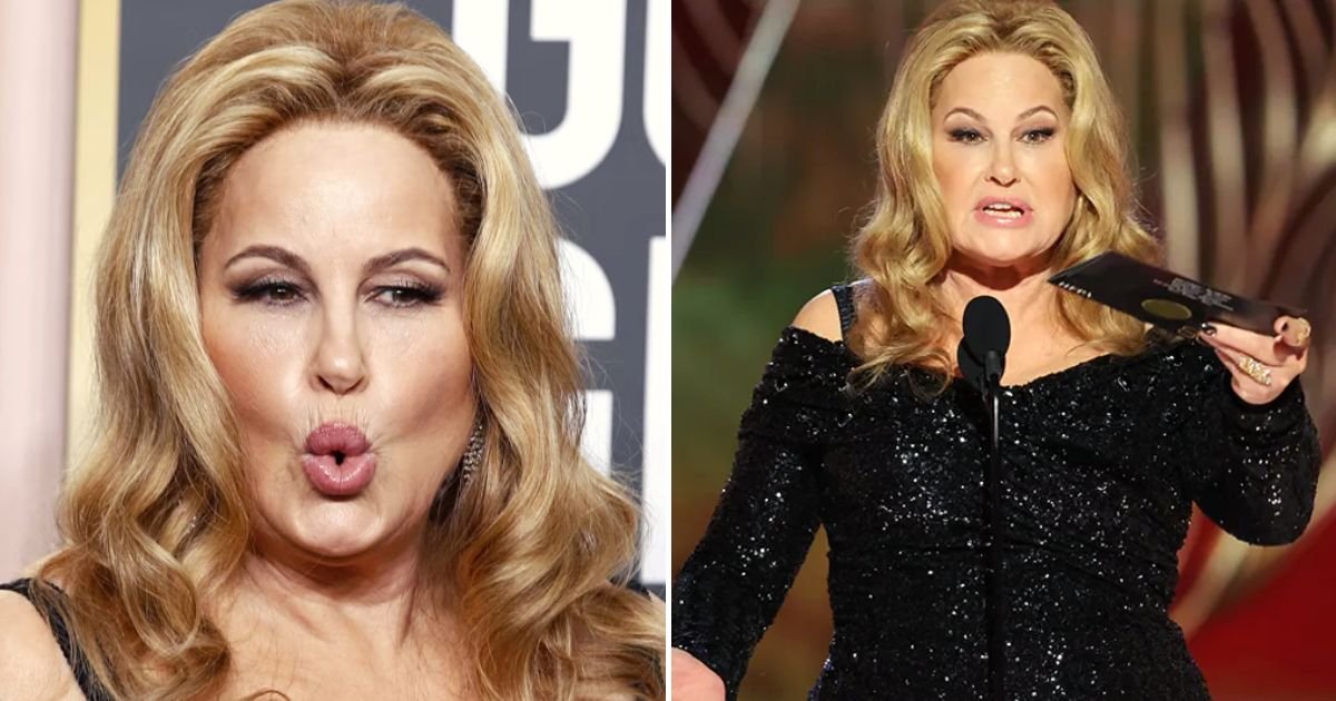 coolidge4.jpg?resize=412,275 - JUST IN: Jennifer Coolidge Drops The F-Bomb During Her Golden Globes Acceptance Speech And Shares A MAJOR White Lotus Spoiler