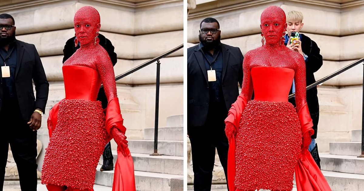 d123.jpg?resize=1200,630 - BREAKING: Doja Cat Leaves Fans STUNNED After Spending FIVE HOURS In A Makeup Chair To Showcase Her 'Head To Toe' Red Body Paint Look