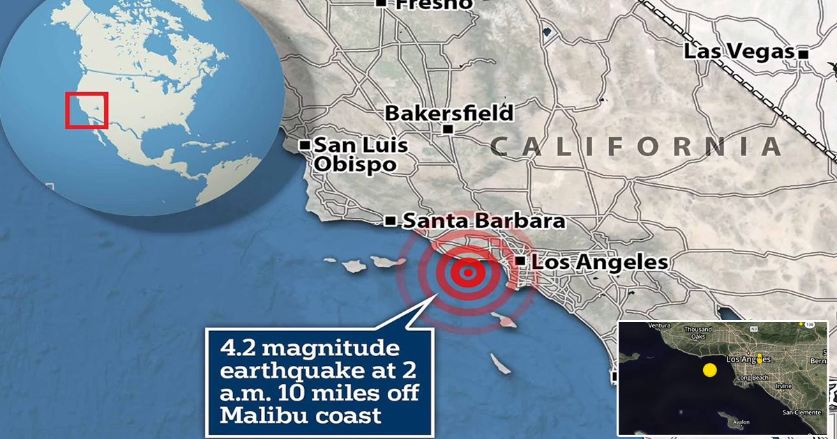 d125.jpg?resize=412,275 - BREAKING: 4.2 Magnitude Earthquake Rocks Los Angeles