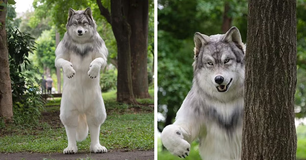 d34.jpg?resize=412,275 - "I Am A Wear Wolf!"- Man Spends $20,000 On An 'Ultra-Realistic' Animal Costume To Achieve His Dream Of Living Life As A Wild Predator