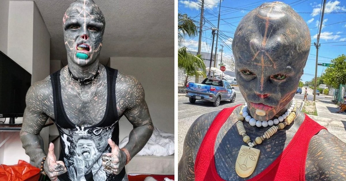 d40.jpg?resize=1200,630 - BREAKING: Man Dubbed 'Black Alien' For His 'Extreme Body Modifications' Gets Kicked Off Instagram