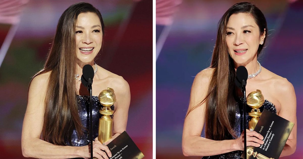 d52.jpg?resize=412,275 - "Shut Up! I Can Beat You Up!"- Globe Globe Winner Michelle Yeoh Leaves Audience STUNNED After RUDELY Slamming Musician That Tried To 'Play Her Off'