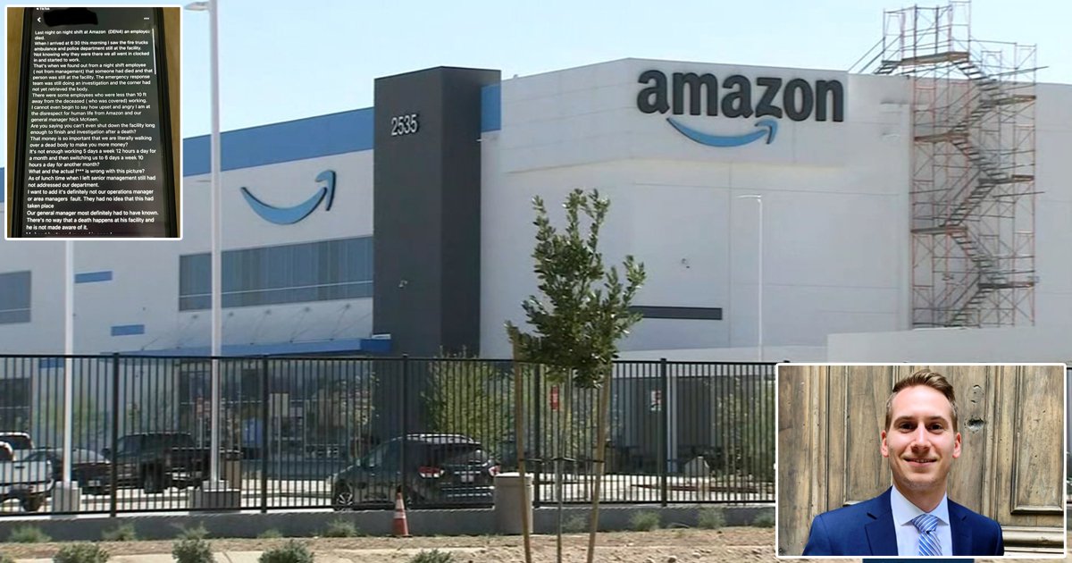 d54.jpg?resize=412,275 - BREAKING: Amazon Employees Blast Company For Being Forced To 'Walk Over' Their DEAD Colleague