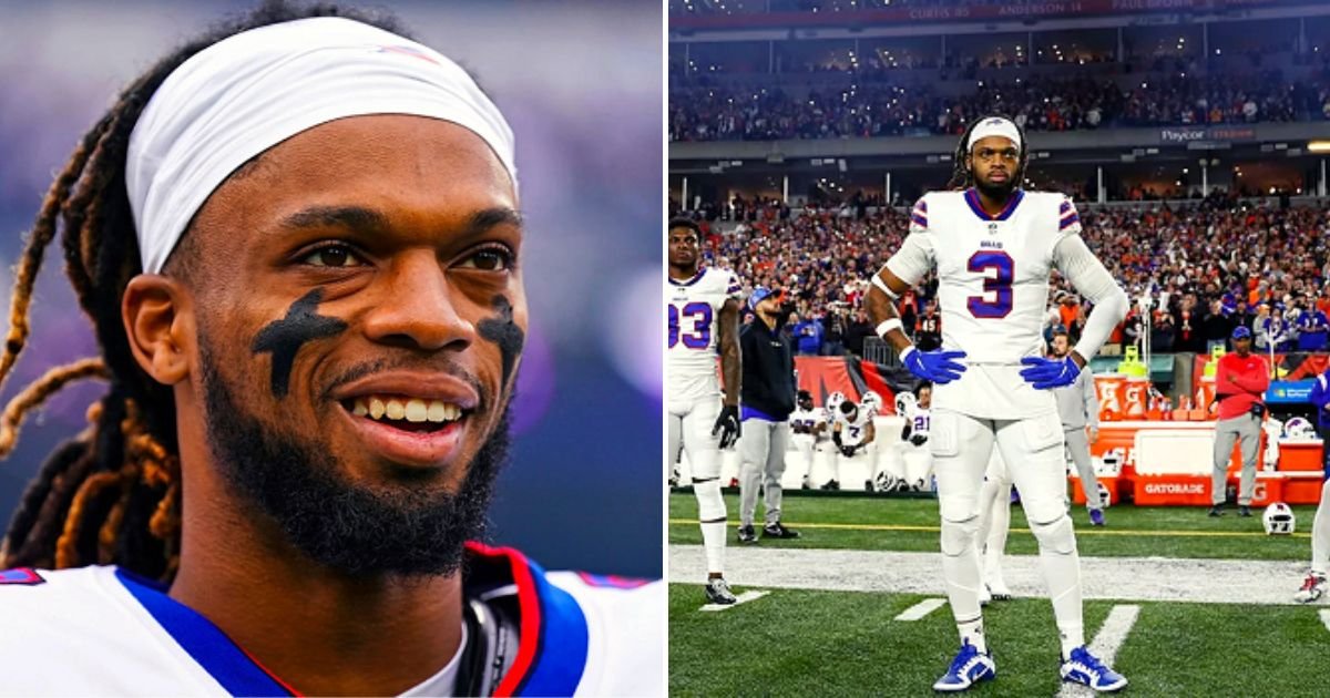 damar5.jpg?resize=1200,630 - JUST IN: NFL Star Damar Hamlin RESPONDS To Claims That He DIED Following Cardiac Arrest And Has Been Replaced By A Clone
