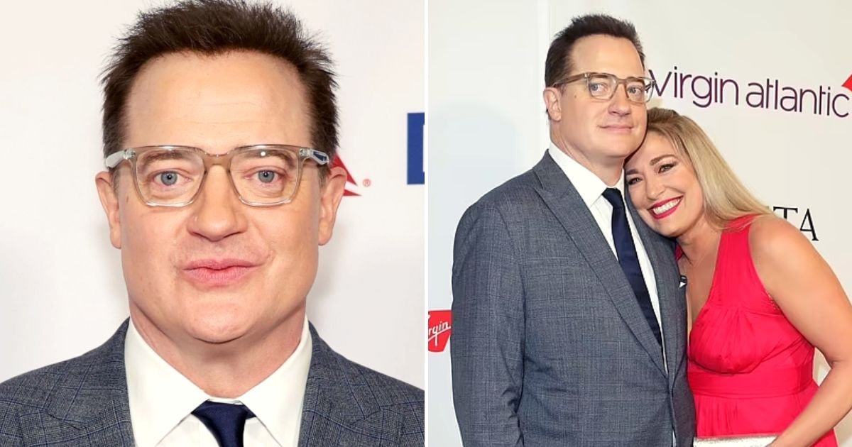 fraser4.jpg?resize=412,275 - JUST IN: Brendan Fraser Looked SUAVE As He Walked With Partner Jeanne Moore At BAFTA Tea Party In Beverly Hills