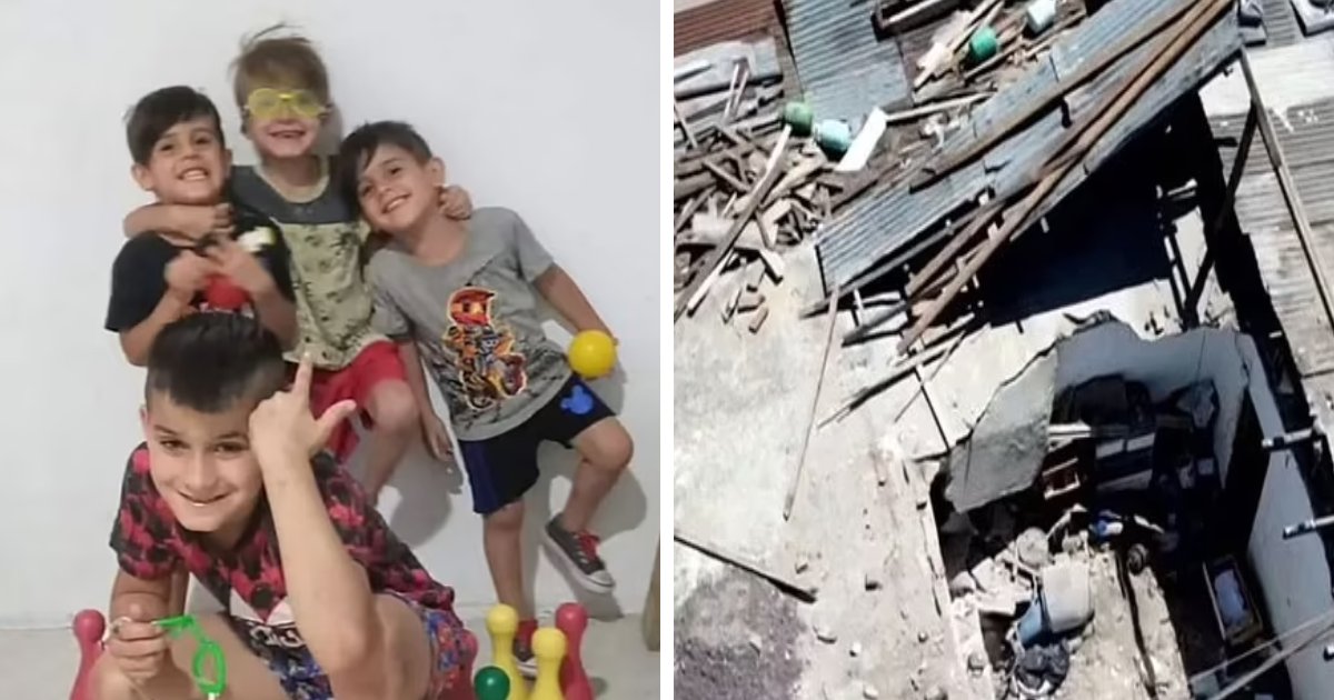 t4 2.png?resize=1200,630 - BREAKING: Four Young Brothers CRUSHED To Death After Roof Collapses Over Their Head Due To Their Mom's Lover's Actions