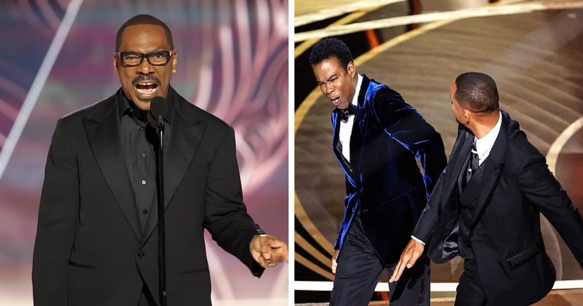 t6 1.png?resize=412,232 - "Keep Will Smith's Wife's Name OUT Of Your Damn Mouth!"- Eddie Murphy Turns Heads At Golden Globe Awards With His Jokes