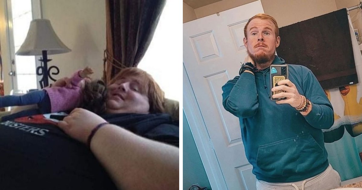 adfasdfasf.png?fit=1024%2C538&ssl=1&strip=all - "I Was So Fat My Dad Had To WIPE My B*m At The Age Of 34!"- Man Startles The World After His Striking Weight Transformation