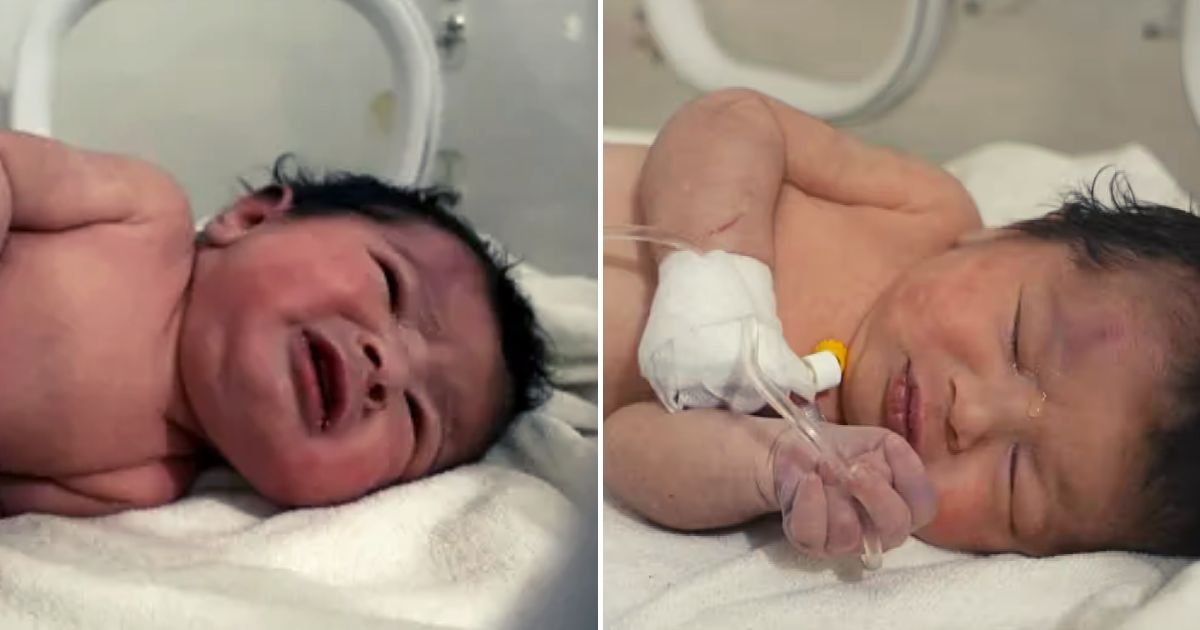baby4.jpg?resize=1200,630 - Newborn Baby FOUND Under The Rubble As Death Toll Hits More Than 7,200 After Destructive Earthquake In Turkey And Syria