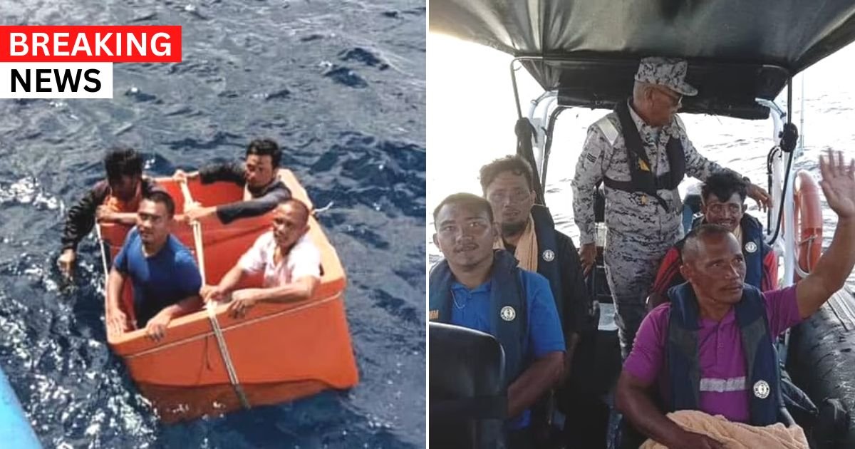 breaking 64.jpg?resize=1200,630 - BREAKING: Four Men Are Rescued After Being Lost At Sea For Several Days