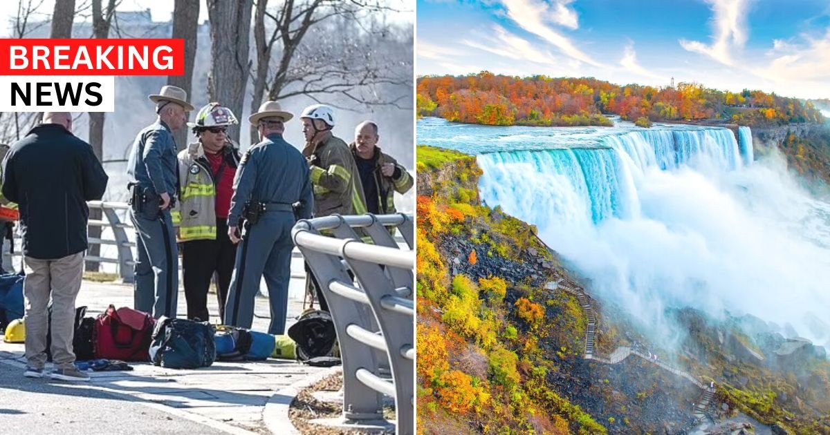 BREAKING Mother Jumps Off Niagara Falls With Her 5YearOld Son During