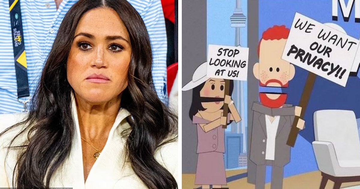 d1 3.png?resize=1200,630 - BREAKING: Meghan Markle Is 'Upset & Very Disappointed' After Harsh Depiction Of Herself & Harry On South Park