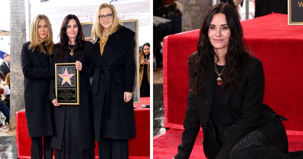 d148.jpg?resize=412,275 - BREAKING: Fans Go WILD As Jennifer Aniston & Lisa Kudrow Join Courtney Cox For Her Star On Hollywood Walk Of Fame