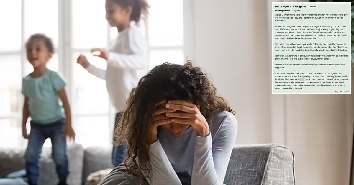 d173 1.jpg?resize=412,232 - "I Am Full Of Regret After Having My Children! I Wish Someone Had Warned Me That It's Not Worth It!"- Mom Leaves Internet Stunned At Her Confessions