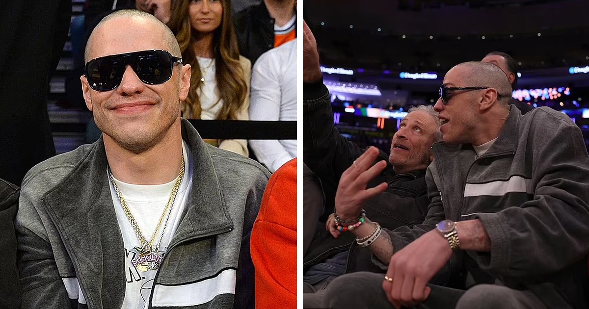 d174.jpg?resize=412,275 - BREAKING: Pete Davidson Stuns Fans After SHAVING His Head And Flaunting New Hot Look At New York Knicks Game