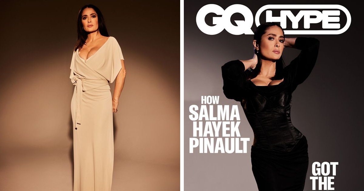 d30.jpg?resize=1200,630 - EXCLUSIVE: Salma Hayek Seen 'Aging Like Fine Wine' After Baring It All In A 'Plunging Cut-Out' Dress