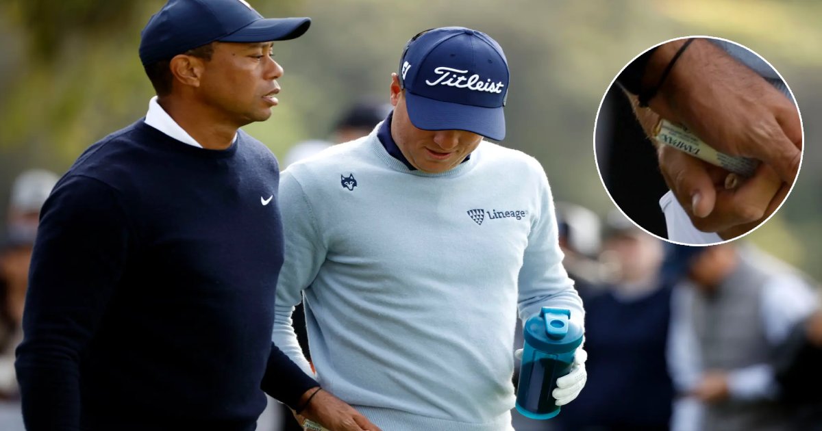 d4 1.png?resize=1200,630 - BREAKING: Fans Bash Golf Icon Tiger Woods For Handing Fellow Player Justin Thomas A TAMPON During Play