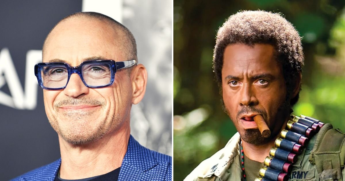 downey5.jpg?resize=412,275 - JUST IN: Robert Downey Jr, 57, Says 90 Percent Of His 'Black Friends' Enjoyed His Character In Comedy-Action Movie Tropic Thunder