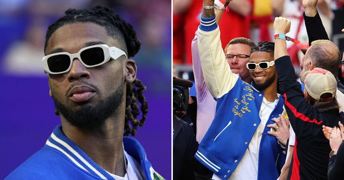 hamlin4.jpg?resize=412,275 - JUST IN: NFL Star Damar Hamlin, 24, SLAMMED For Wearing A 'Disrespectful' Jacket At The Super Bowl
