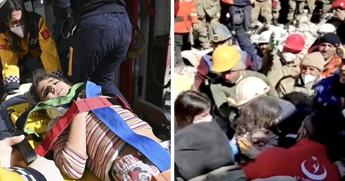 m1.png?resize=412,275 - BREAKING: Tear-Jerking Scenes As 6-Year-Old Girl Rescued From Earthquake Rubble After ONE WEEK