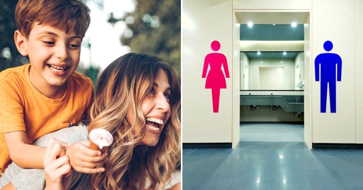 restroom.jpg?fit=1024%2C538&ssl=1&strip=all - ‘Am I Being Paranoid?’ Mother Sparks DEBATE After Refusing To Allow Her 7-Year-Old Son To Use Men's Restroom Alone