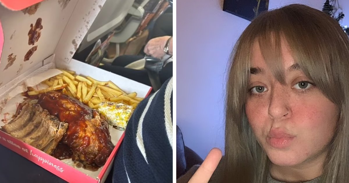 t3 9 1.png?resize=412,275 - "How Dare You!"- Woman Blasts Passenger For Digging Into A Pack Of 'Ribs' Mid-Flight While Seated In The Middle