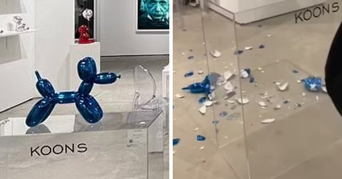 t5 1 1.png?resize=1200,630 - BREAKING: Art Collector SHATTERS $42,000 Dog Sculpture Made By World Famous Artist Jeff Koons At Miami Art Fair