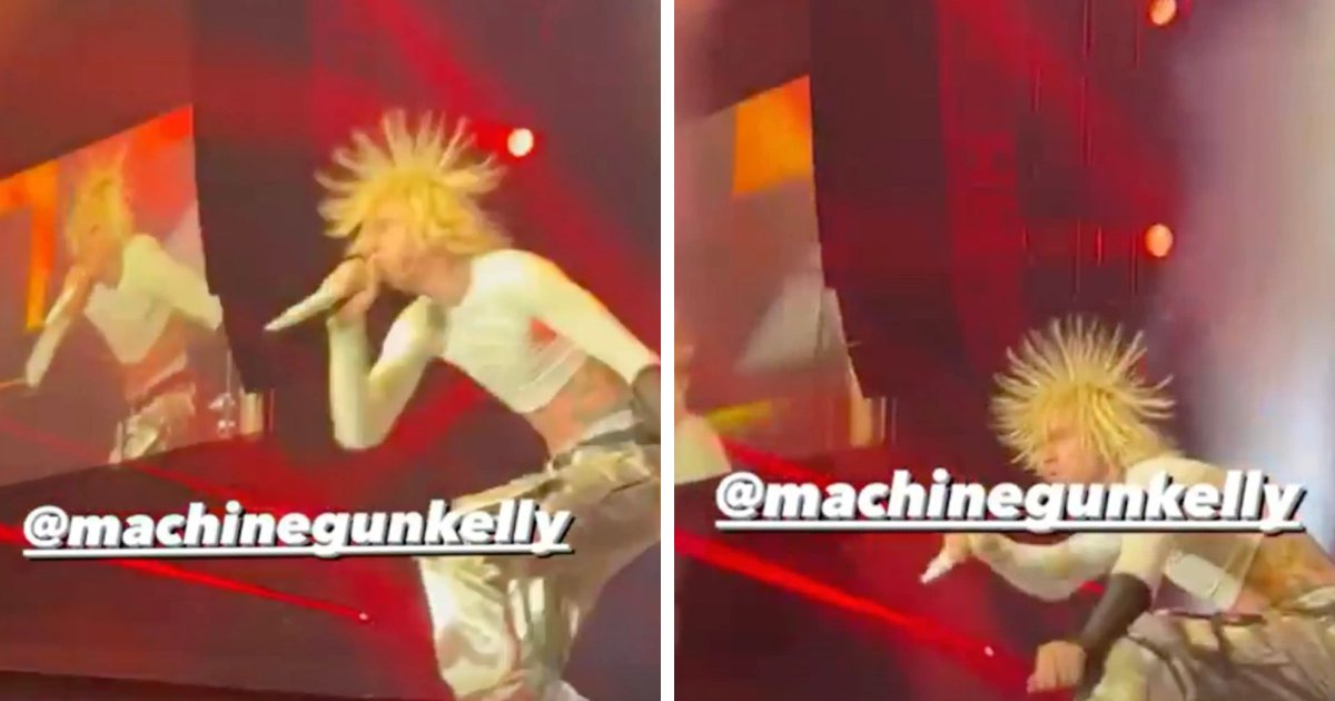 t7 8.png?resize=412,275 - BREAKING: Machine Gun Kelly Claims He Was ELECTROCUTED While Performing At The Pre-Super Bowl Event