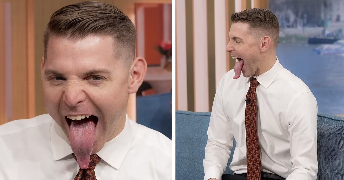 Man With ‘Longest Tongue’ On The Planet Stuns The World By Creating Art ...