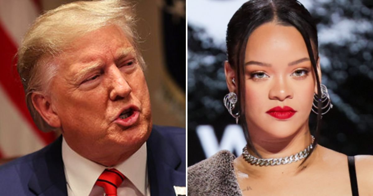 trump3.jpg?resize=412,275 - JUST IN: Former US President Donald Trump Speaks Out After Rihanna's Halftime Performance At Super Bowl