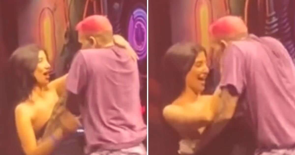 brown4.jpg?resize=412,232 - JUST IN: Man BREAKS Up With Girlfriend After Chris Brown Gave Her LAP Dance On Stage And It Looked Like She Enjoyed It