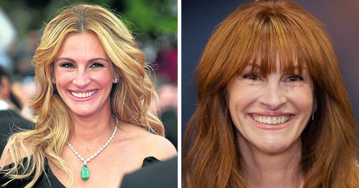 d144 1.jpg?resize=412,275 - EXCLUSIVE: Actress Julia Roberts Looks 'Unrecognizable' As Celeb Dons New Hairstyle Featuring 'Youthful Bangs'