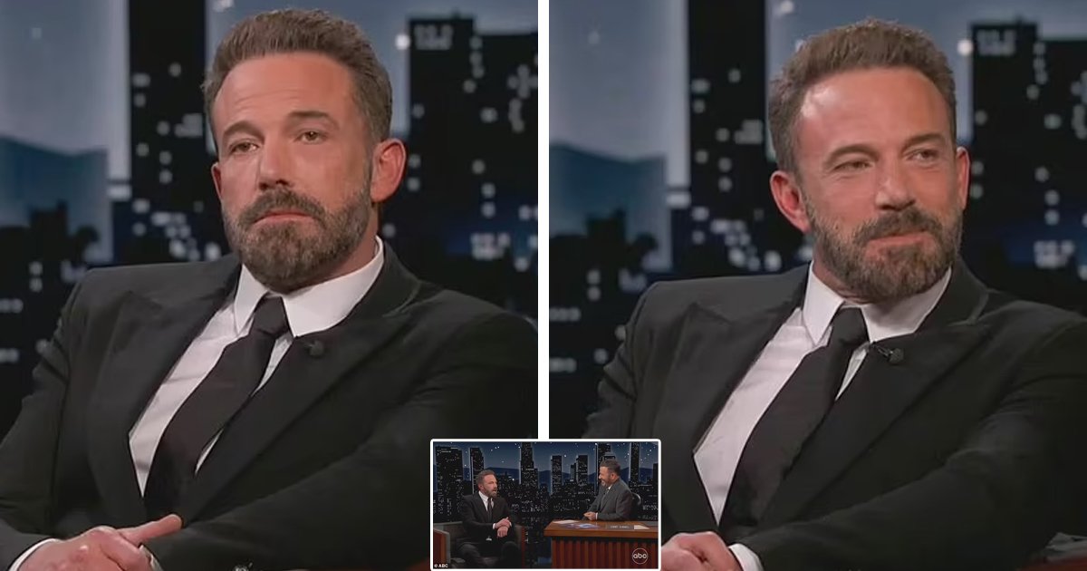 d150 1.jpg?fit=1024%2C538&ssl=1&strip=all - EXCLUSIVE: Ben Affleck Makes Surprise Appearance On Jimmy Kimmel Live & JOKES About His 'Unhappy Looking Face'
