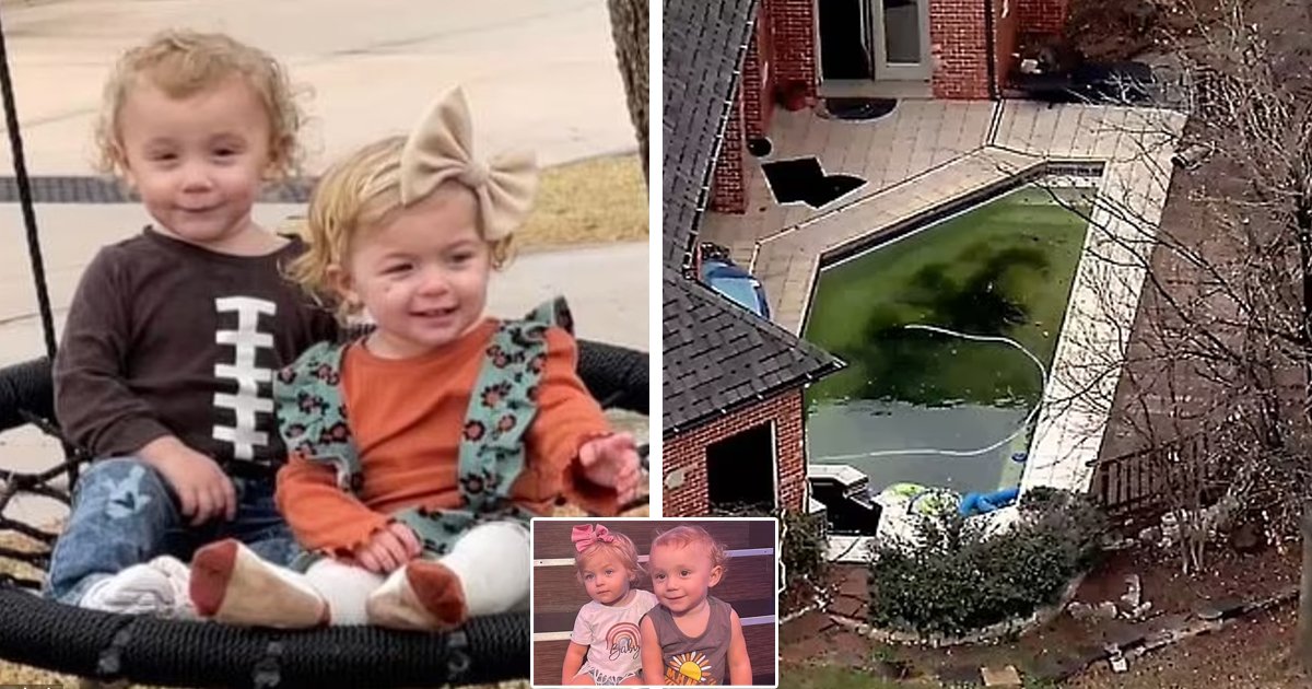 d63.jpg?resize=1200,630 - BREAKING: Toddler Twins Aged 18 Months DROWN In Murky Outdoor Pool At Their Family's Mansion In Oklahoma