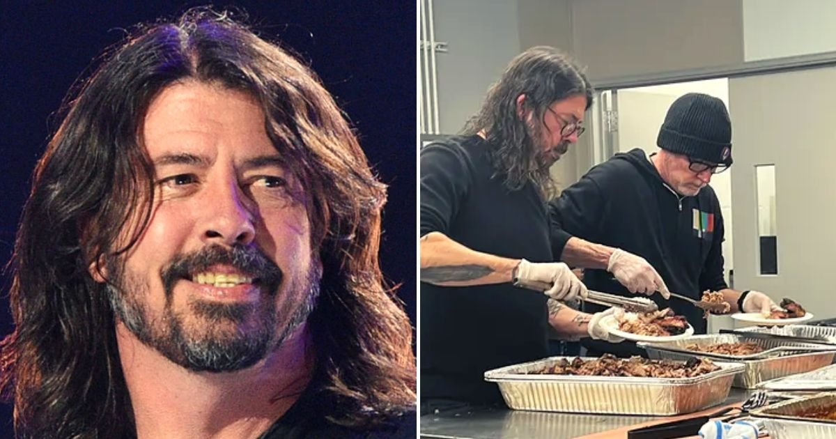 dave5.jpg?resize=1200,630 - JUST IN: Dave Grohl, 54, Cooks For Total Of 16 HOURS To Feed More Than 400 Homeless People In Los Angeles
