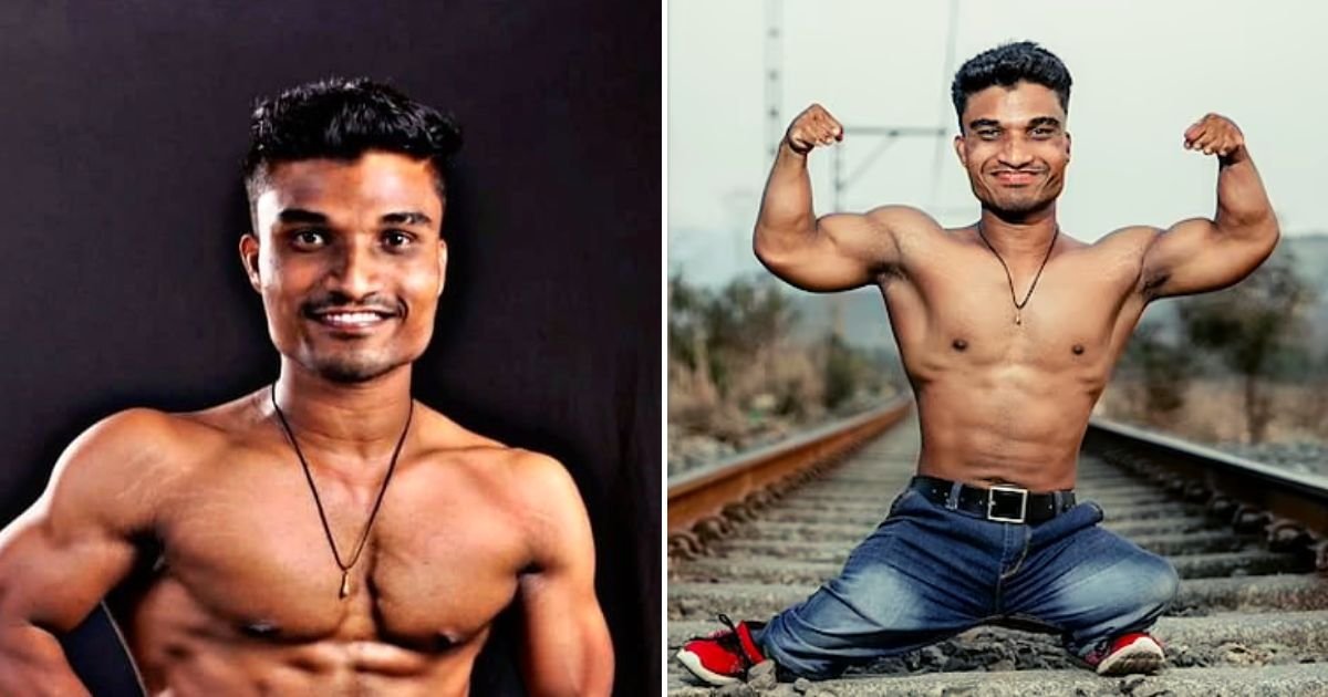pratik4.jpg?fit=1024%2C538&ssl=1&strip=all - WORLD'S Shortest Bodybuilder, 28, Ties The Knot With The Woman Of His DREAMS