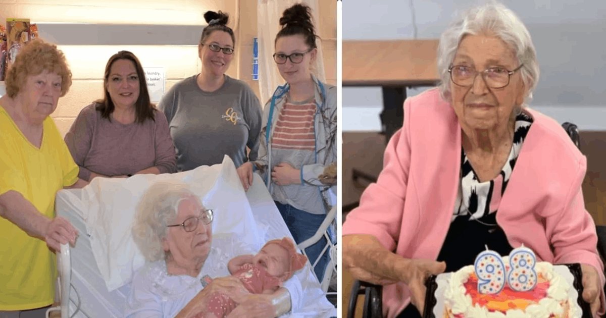 t3 5.png?resize=1200,630 - EXCLUSIVE: 98-Year-Old Kentucky Woman With More Than '230 Great Great Grandkids' Meets Her Great Great Great Grandchild For The FIRST Time