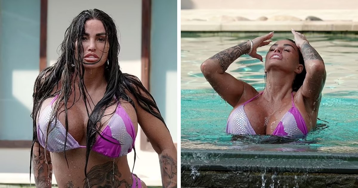 t4 14.png?resize=1200,630 - EXCLUSIVE: Katie Price Shows Off Her Biggest B*ob Job Ever In A Skimpy Pink Bikini
