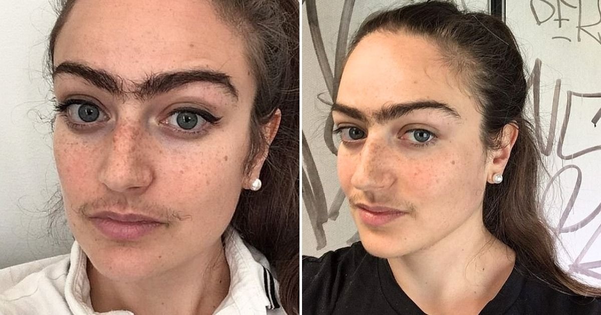 untitled design 2023 03 24t082732 840.jpg?resize=412,232 - Woman Flaunts Her Moustache And Unibrow Saying They Help Her 'Weed Out' Unwanted Love Interests