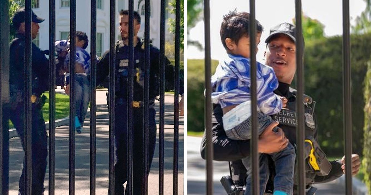 d120 1.jpg?resize=1200,630 - JUST IN: Toddler SQUEEZES Through White House Fence Prompting URGENT Response From Secret Service